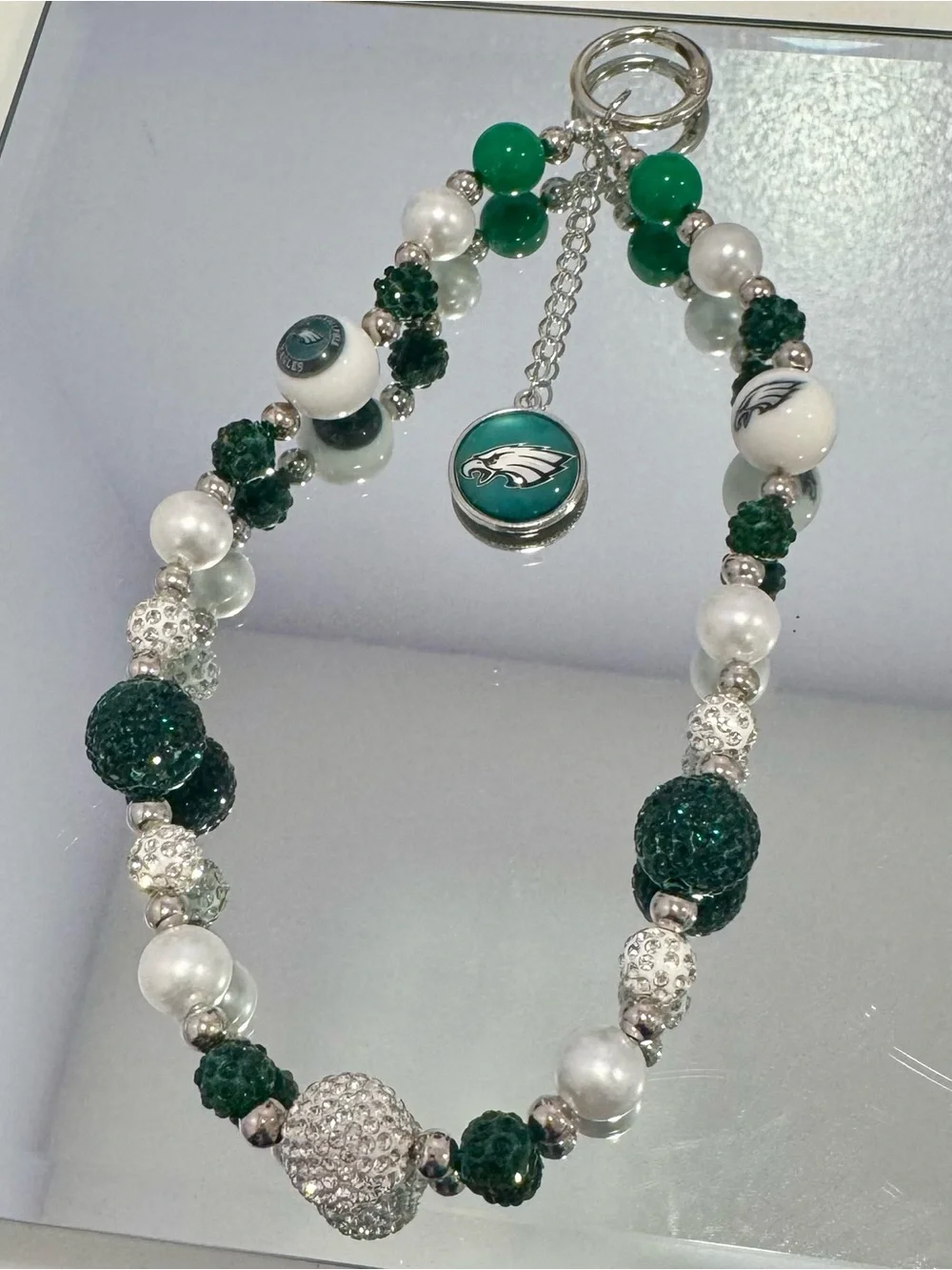 New Eagles Crystal Embellished Phone Chain